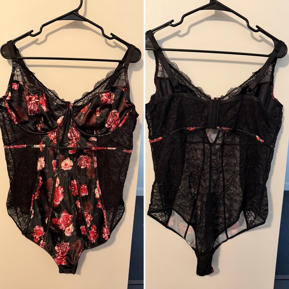 Torrid Floral Lace Women's Bodysuit